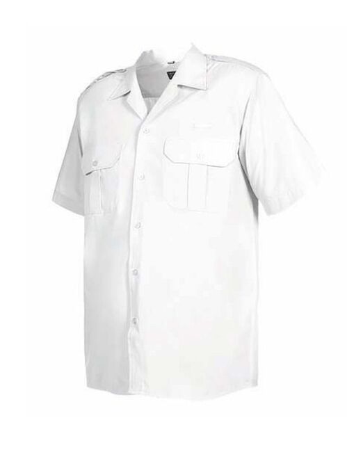 Camisa Regulable Manga Corta blanca