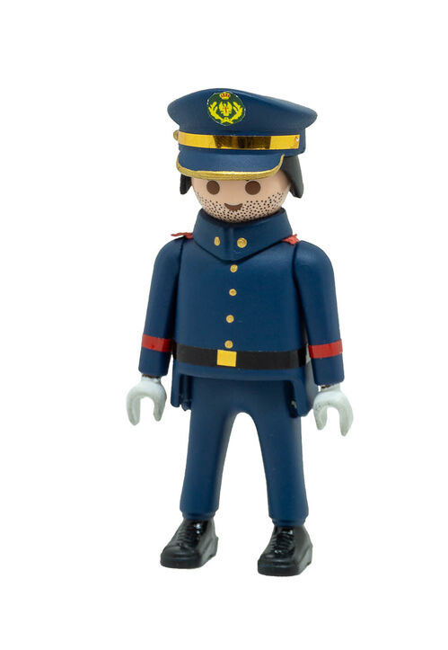 Playmobil Oficial Ejercito Tierra Gala Azul Hombre