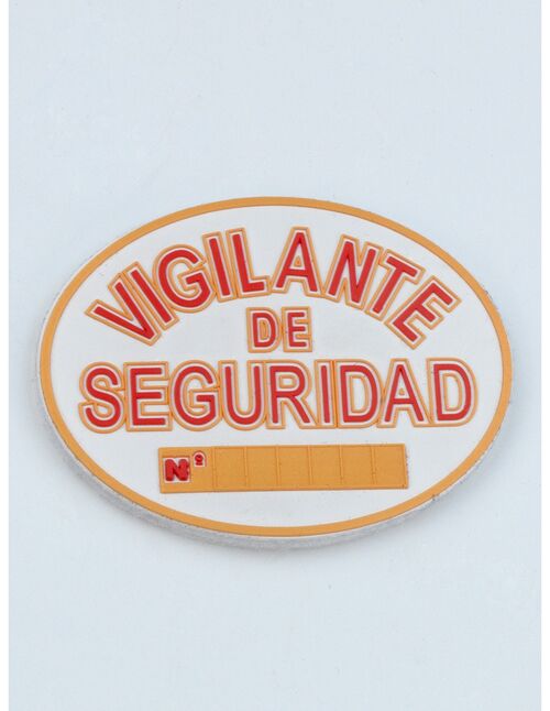 Placa Vigilante de Seguridad PVC