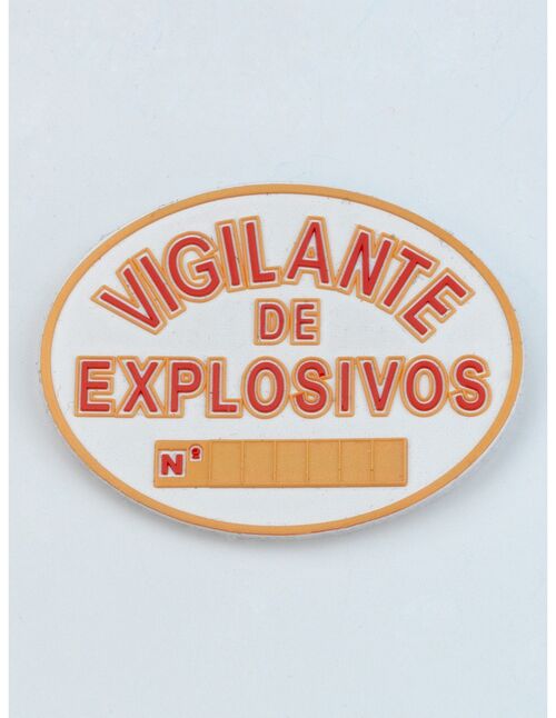 Placa Vigilante Explosivos PVC